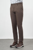 Cotton Side Pocket Casual Slim Fit Chino Trousers 1003245163