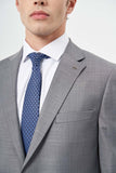 Solid Gabardine Notch Lapel 6 Drop Comfort Fit Classic Suit 1001245171