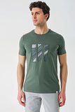 IMZA Men's Printed 100% Cotton Slim Fit Casual T-Shirt – 1011240165