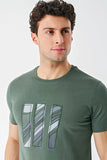 IMZA Men's Printed 100% Cotton Slim Fit Casual T-Shirt – 1011240165