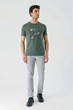 IMZA Men's Printed 100% Cotton Slim Fit Casual T-Shirt – 1011240165