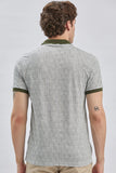 IMZA Men's Printed Piqué Slim Fit Casual Polo T-Shirt – 1011240158