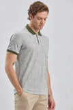 IMZA Men's Printed Piqué Slim Fit Casual Polo T-Shirt – 1011240158