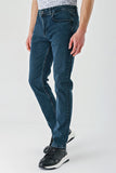 Gabardine Cotton 5 Pocket Slim Fit Casual Denim Pants 1023240150