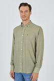 IMZA Men's Linen Blend Comfort Fit Casual Shirt – 1004250112