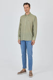 IMZA Men's Linen Blend Comfort Fit Casual Shirt – 1004250112