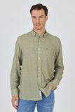 IMZA Men's Linen Blend Comfort Fit Casual Shirt – 1004250112