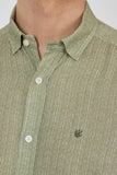 IMZA Men's Linen Blend Comfort Fit Casual Shirt – 1004250112