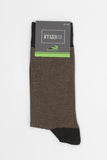 Brown Bamboo Patterned Ankle Socks 1060245240