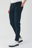 Gabardine Cotton 5 Pocket Slim Fit Casual Denim Pants 1023240150
