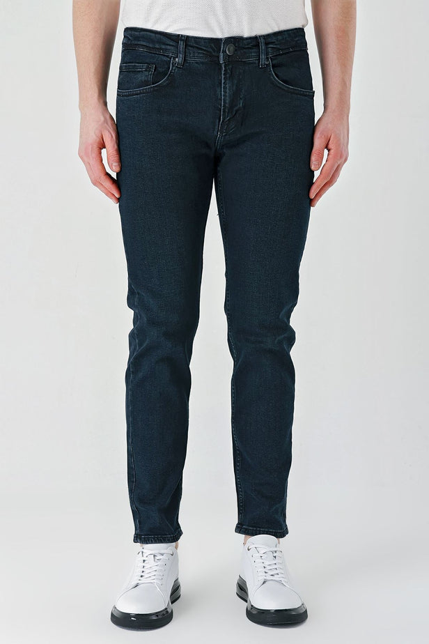 Gabardine Cotton 5 Pocket Slim Fit Casual Denim Pants 1023240150