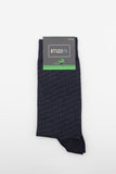 Navy Bamboo Patterned Ankle Socks 1060245104