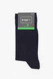Navy Bamboo Stretch Plain Ankle Socks 1060235109
