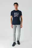 IMZA Men's Printed 100% Cotton Slim Fit Casual T-Shirt – 1011240165