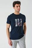 IMZA Men's Printed 100% Cotton Slim Fit Casual T-Shirt – 1011240165