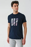 IMZA Men's Printed 100% Cotton Slim Fit Casual T-Shirt – 1011240165