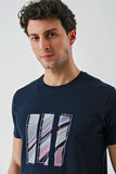 IMZA Men's Printed 100% Cotton Slim Fit Casual T-Shirt – 1011240165