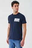IMZA Men's Printed 100% Cotton Slim Fit Casual T-Shirt – 1011240180