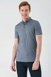 IMZA Men's Printed Oxford Slim Fit Casual Polo T-Shirt – 1011240177