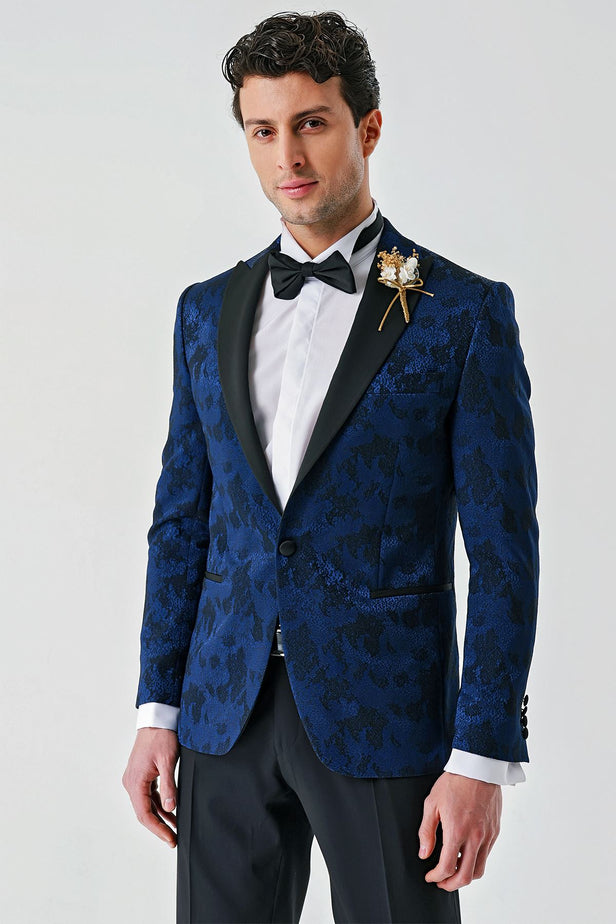IMZA Men's Removable Peak Lapel Slim Fit Tuxedo Suit – 1001240204