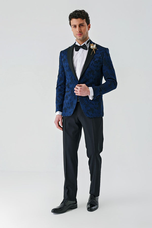 IMZA Men's Removable Peak Lapel Slim Fit Tuxedo Suit – 1001240204