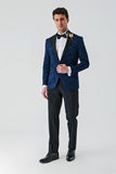 IMZA Men's Removable Peak Lapel Slim Fit Tuxedo Suit – 1001240204
