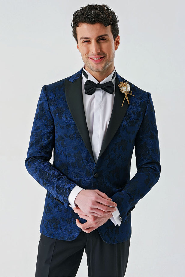 IMZA Men's Removable Peak Lapel Slim Fit Tuxedo Suit – 1001240204