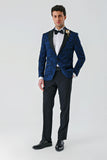 IMZA Men's Removable Peak Lapel Slim Fit Tuxedo Suit – 1001240204