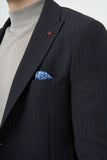 Textured Peak Lapel Stretch 6 Drop Slim Fit Classic Blazer 1002240111