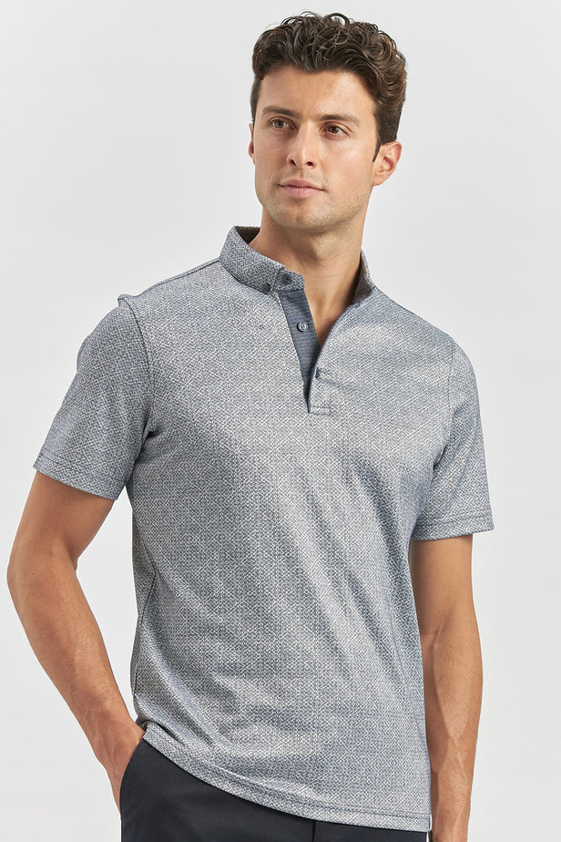 Slim Fit Mercerized Cotton Short Sleeve Casual T-Shirt 1011240164