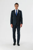 IMZA Men's Patterned Comfort Fit Stretch Classic Suit – 1001240153