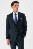 IMZA Men's Patterned Comfort Fit Stretch Classic Suit – 1001240153
