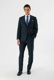 IMZA Men's Patterned Comfort Fit Stretch Classic Suit – 1001240153