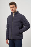 Quilted Stand Collar Full-Lined Slim Fit Classic Coat 1007245155