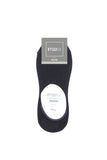 Navy Cotton Plain No-Show Socks 1060240107