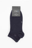Navy Seamless Bamboo Plain Bootie Socks 1060250152