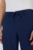 Dark Navy Elasticated Comfort Fit Jogger Pants with Side Pockets (Model 1003250117)