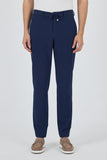 Dark Navy Elasticated Comfort Fit Jogger Pants with Side Pockets (Model 1003250117)