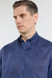 IMZA Men's 100% Linen Button-Down Slim Fit Shirt – 1004260161
