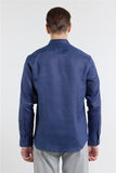 IMZA Men's 100% Linen Button-Down Slim Fit Shirt – 1004260161