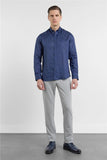 IMZA Men's 100% Linen Button-Down Slim Fit Shirt – 1004260161