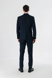 IMZA Men's Double-Breasted Peak Lapel Slim Fit Classic Suit – 1001240166