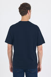 Short Sleeve Crew Neck Flap Pocket Oversize Cotton T-Shirt 1011250131