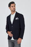 Mono Collar Slim Fit Casual Jacket – 2 Button, 6 Drop (Model 1002250123)