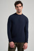 Long Sleeve Plain Knit Crew Neck Pocketless Standard Fit Sweatshirt 1013245252
