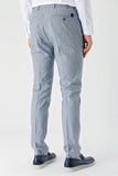 Elasticated Waist Linen Blend Slim Fit Jogger Pants with Side Pockets (Model 1003240103)