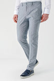 Elasticated Waist Linen Blend Slim Fit Jogger Pants with Side Pockets (Model 1003240103)
