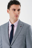 Gray Filafil Peak Lapel Double Vent 6 Drop Slim Fit Classic Suit 1001240162