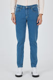 Gabardine Cotton 5 Pocket Straight Leg Slim Fit Denim Pants 1023250155