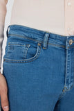 Gabardine Cotton 5 Pocket Straight Leg Slim Fit Denim Pants 1023250155